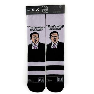 Odd Sox The Office Crew Socks Mens Womens That’s What She Said Michael Scott